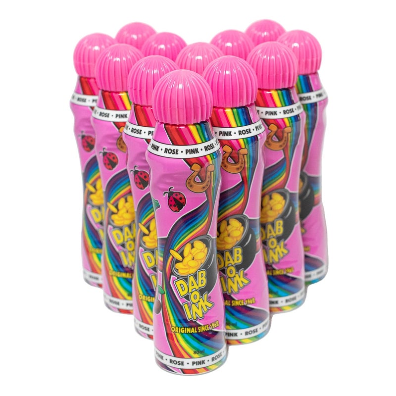 Dab-O-Ink One Dozen 3oz Pink Bingo Dauber